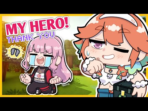 Kiara Become Calli's Hero and Teach her Pro Moves | Hololive EN