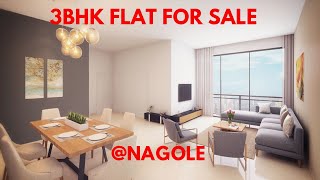 3BHK Flats for sale in nagole || 3bhk flats for sale in hyderabad @RealMartHyderabad