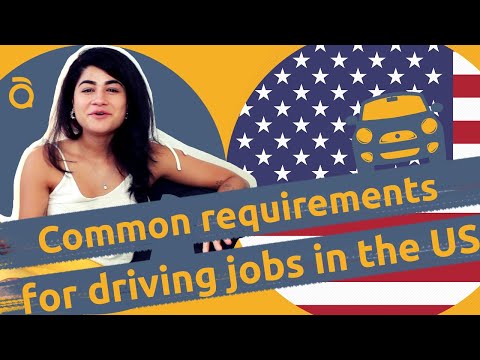 MOST COMMON REQUIREMENTS FOR DRIVING JOBS IN THE US 🇺🇸🚗 | AppJobs.com