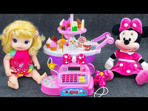 75 Minutes Satisfying with Unboxing Disney Cash Register, Cute Ice Cream Truck Shop | Review Toys