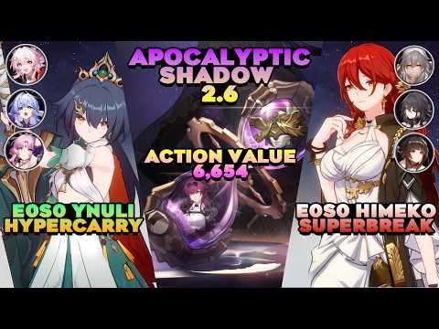 E0S0 Yunli Hypercarry & E0S0 Himeko SuperBreak | Apocalyptic Shadow 2.6 - 3 Star | Honkai: Star Rail