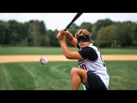 Can I Hit a Homerun BLINDFOLDED?