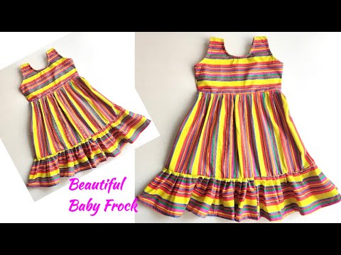 Baby Frock Cutting and Stitching | Very Easy Baby Frock cutting and stitching