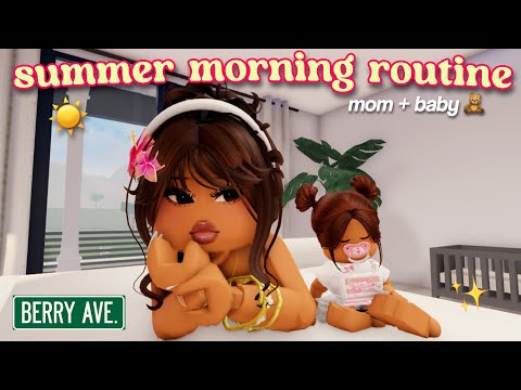 Berry Avenue SUMMER Morning Routine | Roblox Berry Avenue Roleplay