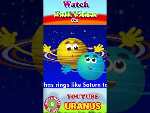 Uranus Song #planet #youtubeshorts #ytshorts #nurseryrhymes