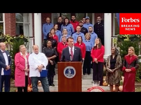 Gov. Glenn Youngkin Presents Spirit Of Virginia Award To Mercy Chefs