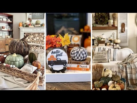 47 Warm and Welcoming Fall Living Room Décor Ideas