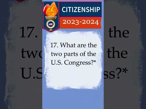 2023-2024 U.S CITIZENSHIP TEST, Civics Test (QUESTION 17) Naturalization #youtubeshorts