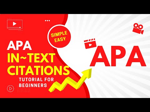 In-text citations made easy: APA In-text Citations (7th Edition)