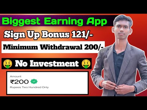 🤑121₹ Sign Up Bonus | Today New Earning App | Vclub se paise kaise kamaye #todayearning #earning