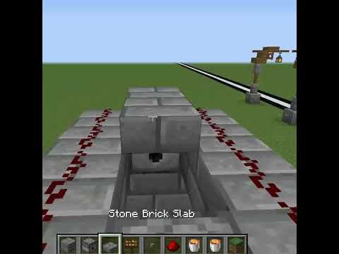 Minecraft: Working lava door | #shorts