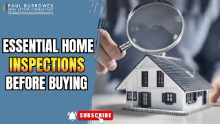 Essential Home Inspections Before Buying #homeinspector  #realestateinvestingtips