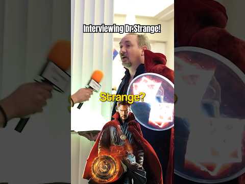 Interviewing DR STRANGE COSPLAYER! #cosplayer #drstrange #marvelfans