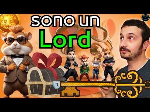 Hamster kombat aggiornamenti importanti e divento un Lord: mini game, skin e key