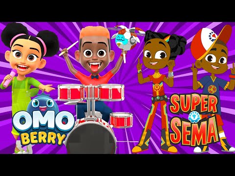 OmoBerry Friendship Song | Meet Our SUPER SEMA Friends - Back to School Friendship Mashup!