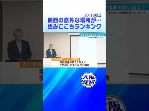 【1位は豊川駅 】関西15万人に聞いた！幸福度が高いエリア❗️大阪モノレール沿線に熱視線❗️