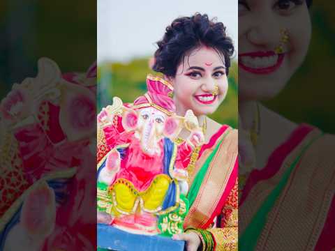 Amchya papani ganpati anla | Happy Ganesh Chaturthi | Marathi mulgi look #ganeshchaturthi