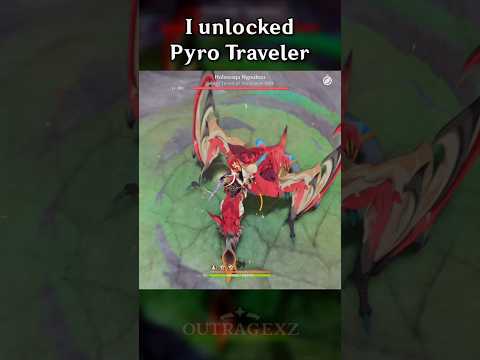 I Unlocked the Pyro Traveler!! | Genshin Impact #YouTubeCreatorCommunity