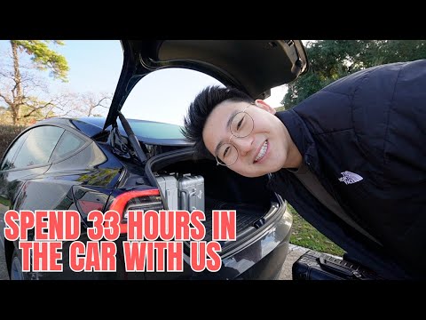 spend 33 hours in the car with us