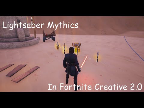 How to play with the unreleased Lightsabers in Fortnite Creative 2.0 UEFN!