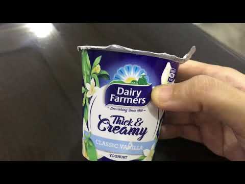 Dairy Farmers Yoghurt | Classic Vanilla | #glutenfree #dairyfarmers #yoghurt