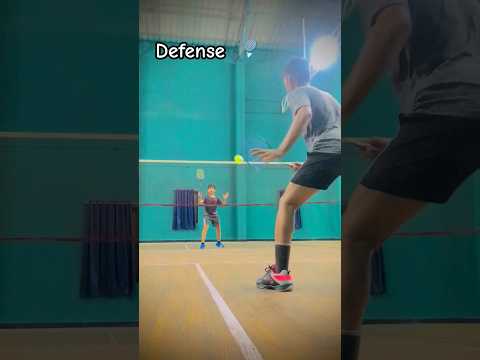 defense training 🏸#badminton #ytshorts #subscribe