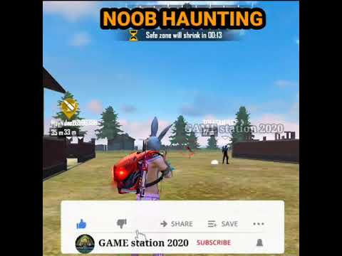 #shorts Noob haunting in free fire/noob hunting/Garenafreefire