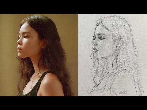 Learn the secrets to sketching a girl's face with finesse