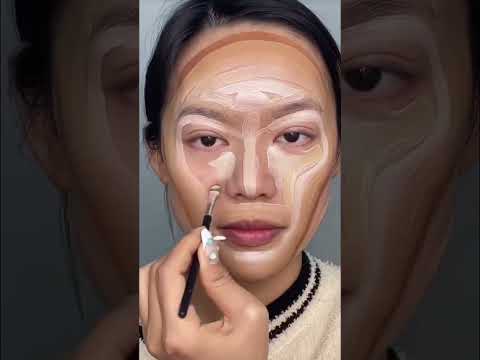 Gradient Foundation × #makeup #asianskin #makeuptutorial #glam #makeuptransformation