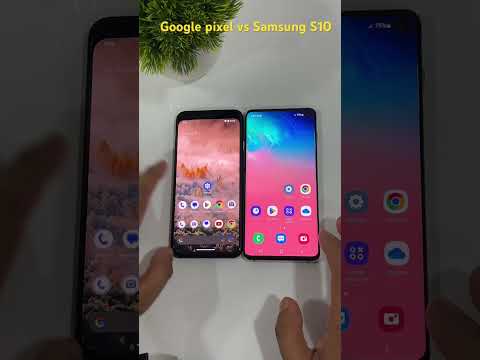 Google pixel 4 vs Samsung S10 //Speed Test // comparison #shorts