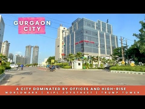 Gurgaon City - Developing into the Most Modern City of India - Sector 65 to Rapid Metro Station