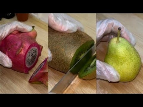 🟢 ASMR Cutting fruits #fruit cutting