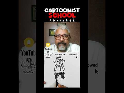 How to learn cartoon | cartoon drawing | आओ कार्टून बनाना सीखें | #shorts