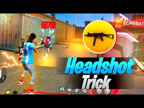 NEW ( UMP ) RED NUMBER TRICK AND SETTINGS // FREE FIRE SMG HEADSHOT TRICK [ HINDI ]