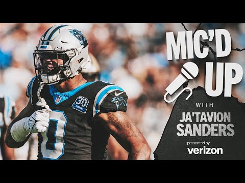 JT Sanders was MIC'D UP for his big game vs. the Saints | Carolina Panthers