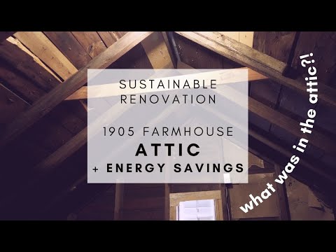 Sustainable Home Renovation E5: Victorian Farmhouse ATTIC + What we FOUND!!!! | Home Energy Savings