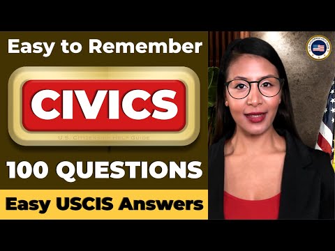 2023 US Citizenship 1 to 100 Civics Test, Official Questions/Answers, Ciudadania Americana