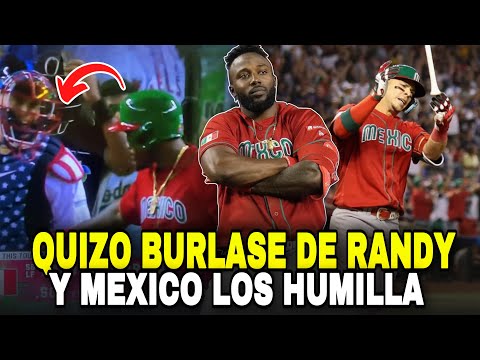 CATCHER NO QUIZO SALUDAR A RANDY AROZARENA Y MEXICO APLASTA A ESTADOS UNIDOS EN EL CLÁSICO MUNDIAL