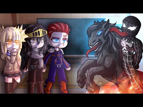 Pro Heroes + LOV React to Venom // Gacha React