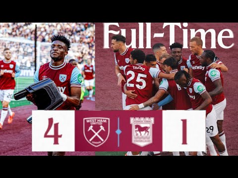 Kudus finally scores Premier League GOAL, Celebration & Performance • West Ham 4-1 Ipswich Town