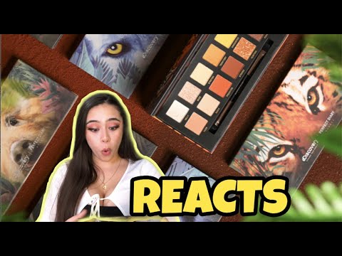 [中字] First Impression of Perfect Diary Animals Eyeshadow Palette| Makeup Reaction |MOCA