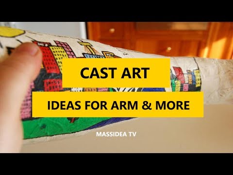 50+ Creative Cast Art Ideas for Arm Leg & More 2017