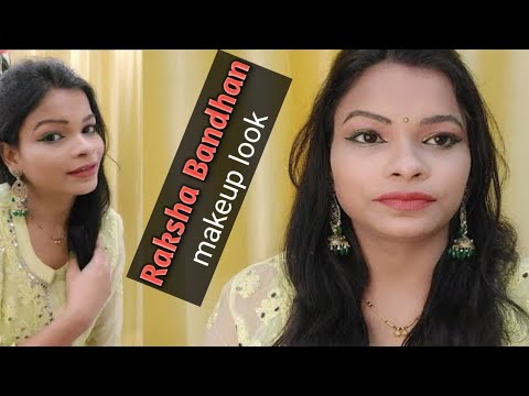 Raksha Bandhan makeup look. #makeuptutorial # how to do makeup | makeup kaise kre #RakshaBandhan2023