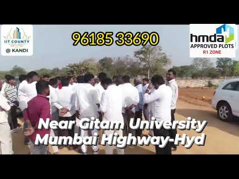 Open Plots near Gitam University Mumbai Highway-Hyd, Spot Registration, 50% Bank Loan Available.