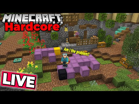 Survival Build Prep in Hardcore Minecraft 1.21 Survival Let's Play