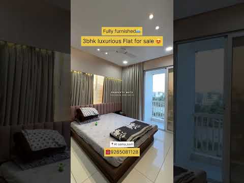 Fully Furnished 3bhk Apartment For Sale in Vadodara Near Best Restaurant