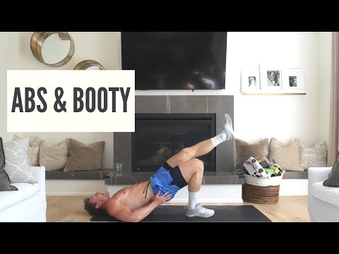 FLAT TUMMY and ROUND GLUTES AT HOME | 2 in 1 FLAT TUMMY AND BOOTY WORKOUT