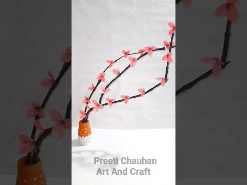 Beautiful Paper Flower Decoration Idea | Paper Flower Craft Easy |  Home Decor With Paper #shorts