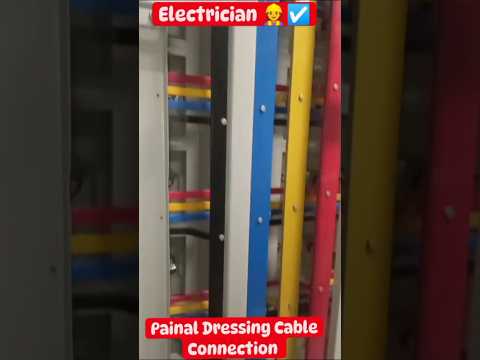 Main Painal Cable Dressing Fittings 🤯▶️ | Cable Connecting #electrical