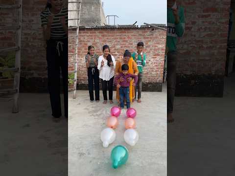 Last me dekho kya hua 🤪😄 #shorts #funny #comedy #balloon #ytshorts #comedyvideo #funnyshorts